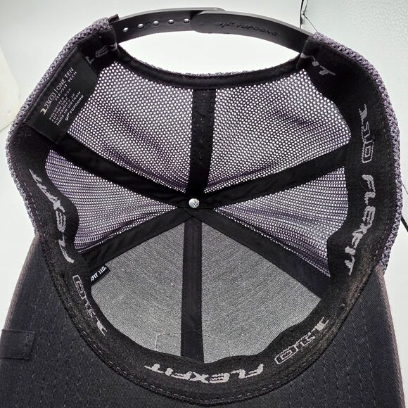 Travis Mathew Gray Snapback Trucker Hat Casual Adjustable Outdoors Work Wear - Picture 8 of 9